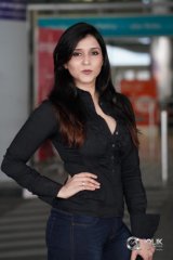 Mannara Chopra Spotted at Hyderabad Airport